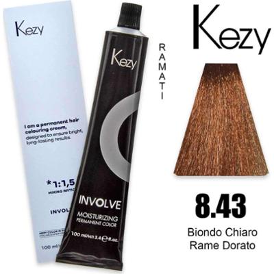 Kezy dotyczy koloru 100 ml jasny złoty miedziany blond 8.43
