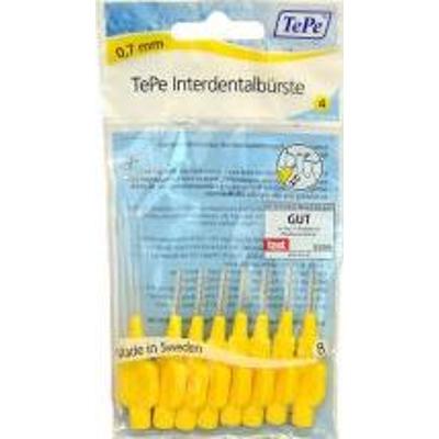 Tepe Zwykła szczoteczka międzyzębowa (0,7 mm żółta 8 sztuk)