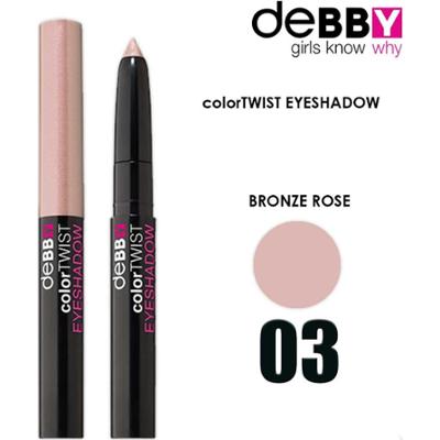 Debby cienie do powiek w sztyfcie color twist '03 bronze rose