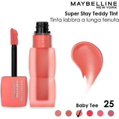 Maybelline Teddy tint pomadka w odcieniu aksamitny mat 25