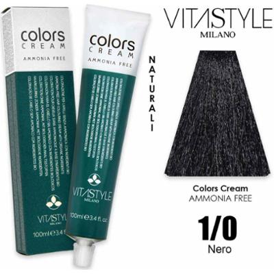 Vitastyle Kremowa farba do włosów bez amoniaku 100 ml 1.0