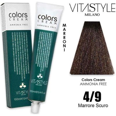 Vitastyle Kremowa farba do włosów bez amoniaku 100 ml 4.9