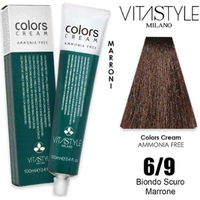 Vitastyle Kremowa farba do włosów bez amoniaku 100 ml 6.9