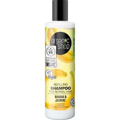 Organic Shop Banana Refillin Szampon do włosów normalnych 280ml