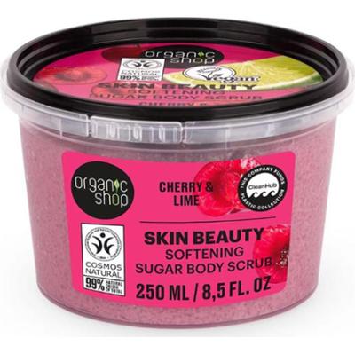 Organic Shop Wiśniowy Cukrowy Peeling Do Ciała 250ml