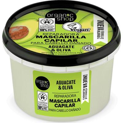 Organic Shop Maska do włosów zniszczonych z awokado 250ml