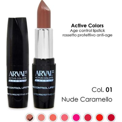 ARVAL Wiek control szminka nr 01 - nude caramel ochronna szminka przeciwstarzeniowa