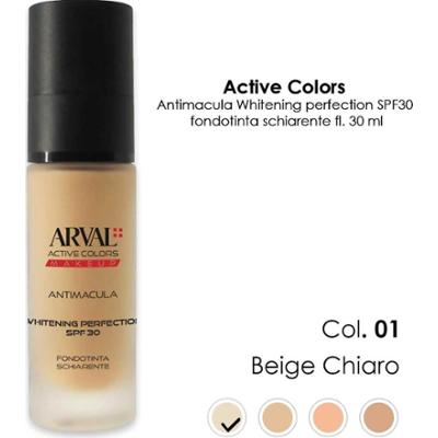 ARVAL antimacula - Whitening Perfection SPF30 n. 01 - jasnobeżowy rozjaśniający podkład fl 30ml