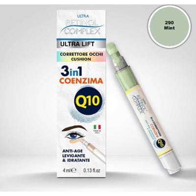 Retinol complex korektor pod oczy 290 mięta 3 w 1 koenzym q10 4ml