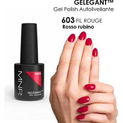 MNP MESAUDA GELEGANT Żelowy lakier do paznokci 8ml 603 Fil Rouge