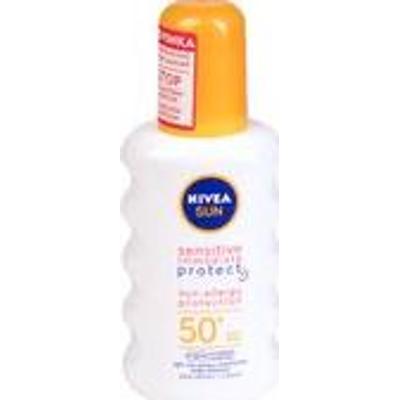 Nivea Antyalergiczny spray do opalania Sun Sensitive Protect SPF50 – Ochrona przeciwsłoneczna do ciała – 200 ml