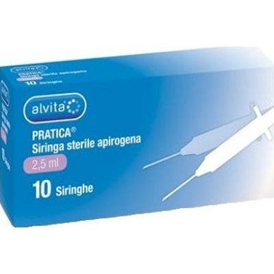 Alliance Alvita Strzykawka 2,5ml Model Igła G23 10 sztuk