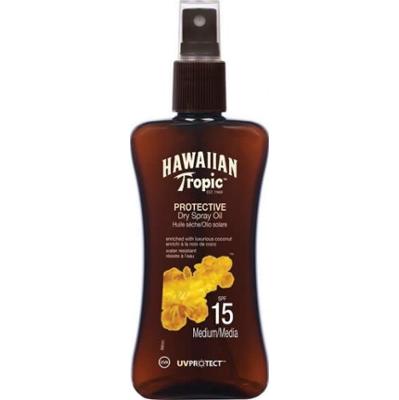 Hawaiian Tropic Suchy olejek ochronny w sprayu Spf15 Medium 200ml