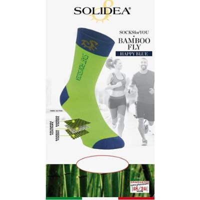 Solidea Skarpetki For You Bamboo Fly Happy Blue Compression 18 24mmHg Czarne 3L