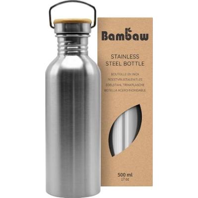 bambaw Butelka na wodę ze stali nierdzewnej, 500 ml