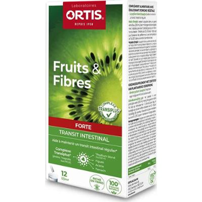 Ortis Kompleks owoców i błonnika Forte Transiplus® 12 sztyftów