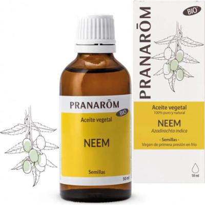 Pranarôm Oleje Roślinne Organiczny Olej Roślinny Neem 50ml