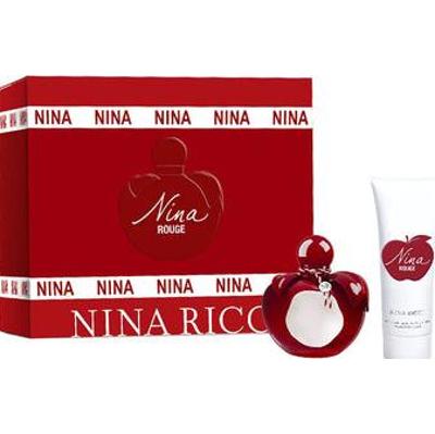 Nina ricci Zestaw prezentowy Nina Rouge woda toaletowa 50 ml i balsam do ciała 75 ml - 50 ml
