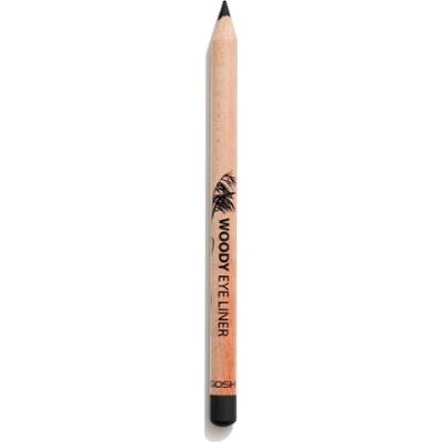 Gosh Wodoodporna kredka do oczu Woody Color 001 Ebony Black 1,1 G