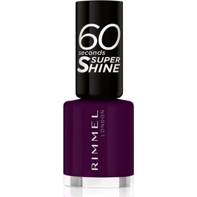 Rimmel Lakier do paznokci 60 Seconds Super Shine Kolor 345 Czarne Wiśnie 8 ml