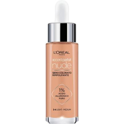 True Match Nude (Plumping Coloring Serum) 30 ml - Odcień: 3-4 Light Medium
