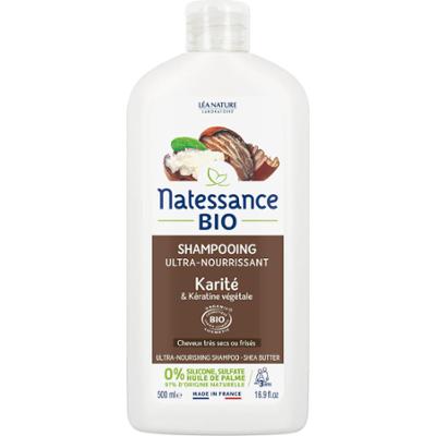 Natessance Szampon Karite Ultra Odżywcza Bio Keratyna Roślinna 500ml