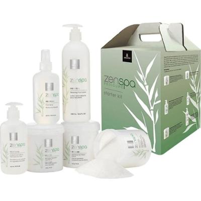 Zestaw startowy Jessica:ZenSpa Revive Volcanic Pumice Peeling do stóp 435 g + Żel do skórek z aloesu 251 ml + Nawilżający krem do stóp z witaminą E 42