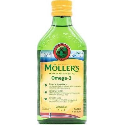 Moller's Moller's Olej z dorsza o smaku cytrynowym 250ml