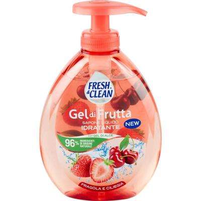 Fresh&Clean Żelowe mydło owocowe Truskawka Wiśnia 300 ml
