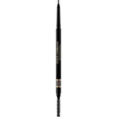 Kredka do brwi Dolce&Gabbana Restyler z pędzelkiem kolor 04 Ciemny Brąz - Neutralny Średni Brąz 0,09 g