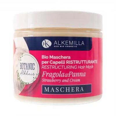 Alkemilla eco bio cosmetic Restructuring Hair Mask Krem i Truskawka 200 ml