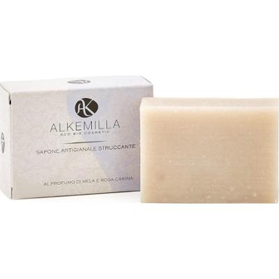 Alkemilla eco bio cosmetic Mydło do demakijażu o zapachu jabłka i dzikiej róży 100 g
