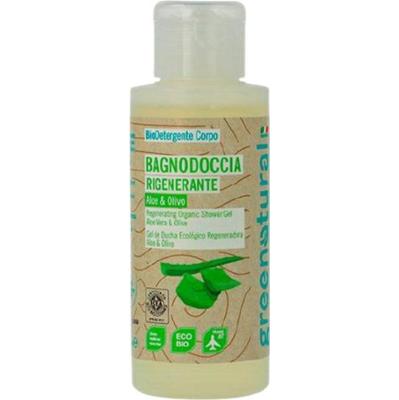 Greenatural Żel pod prysznic Aloes i Oliwka 100 ml