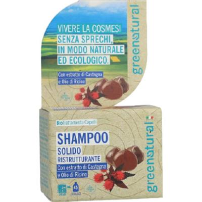Greenatural Stały Szampon Restrukturyzujący 55 g