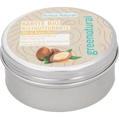 Greenatural Masło Shea Organic z Olejem Arganowym Organic Restructuring 50 ml