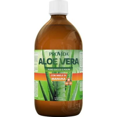 Optima naturals Sok i miąższ aloesu organicznego Provida z miodem manuka, 500 ml