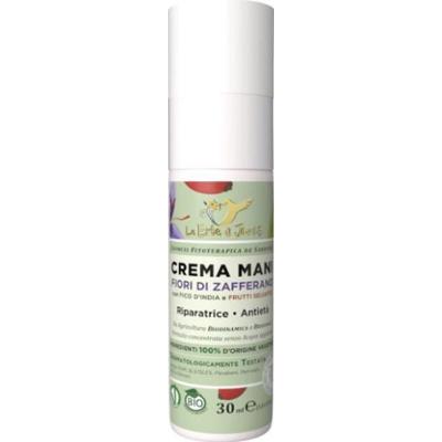 Le erbe di janas Krem do rąk z kwiatami szafranu i opuncją figową, 30 ml