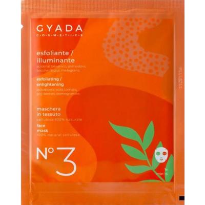 Gyada cosmetics Rozświetlająca maska złuszczająca na tkaninie nr 3 15 ml