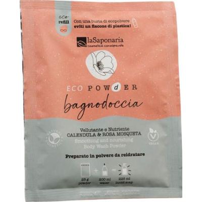 La saponaria EcoPowder Aksamitny puder pod prysznic i do kąpieli 25 g