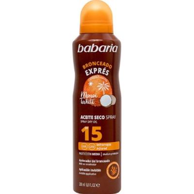 Babaria Monoi Tahiti Suchy olejek Spf15 w sprayu 200ml