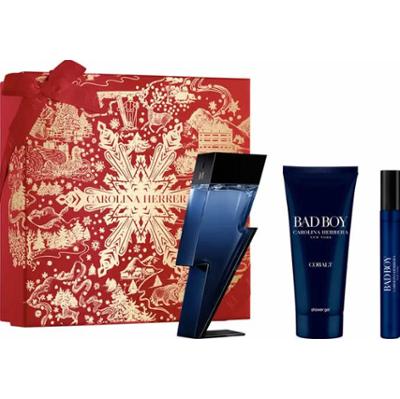 Carolina Herrera Woda perfumowana w sprayu Bad Boy Cobalt 100 ml, zestaw 3 sztuk