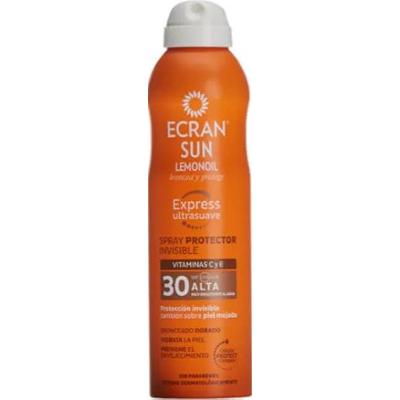 Ecran Spray przeciwsłoneczny z olejkiem cytrynowym i niewidocznym Spf30 250 ml