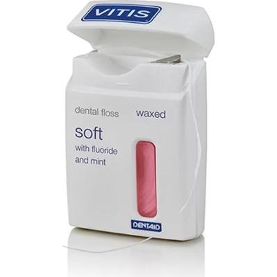 Vitis Miękka, woskowana i fluorowana nić dentystyczna 50m