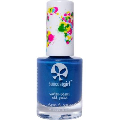 Dziewczyna w płaszczu przeciwsłonecznym Suncoat Lakier do paznokci dla dziewczynek, Mermaid Blue (wegański) (9 ml)