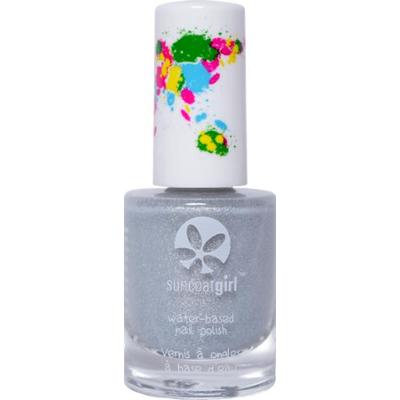 Dziewczyna w płaszczu przeciwsłonecznym Suncoat Lakier do paznokci dla dziewczynek, Starlight Silver (wegański) (9 ml)