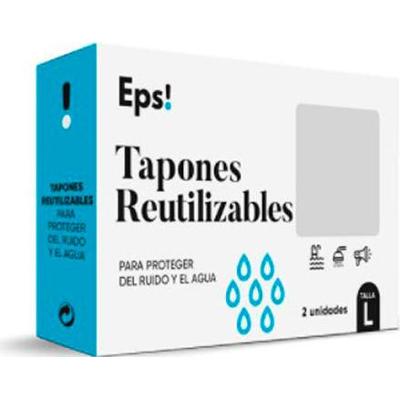 Zatyczki do uszu EPS wielokrotnego użytku, rozmiar L, 2 sztuki