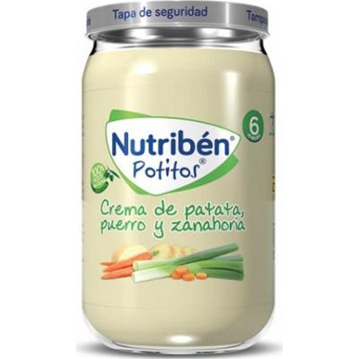Krem z ziemniaków, pora i marchwi w słoiczku Nutribén 235 g