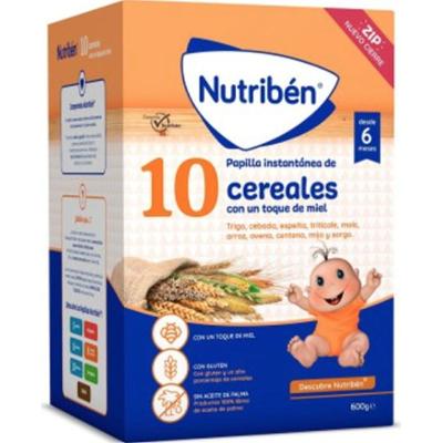 Nutribén 10 Płatki zbożowe z miodem 1 torebka 600 g