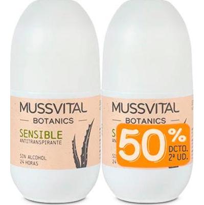 Mussvital Botanics Deo Sensitive 75 ml, zestaw 2 szt