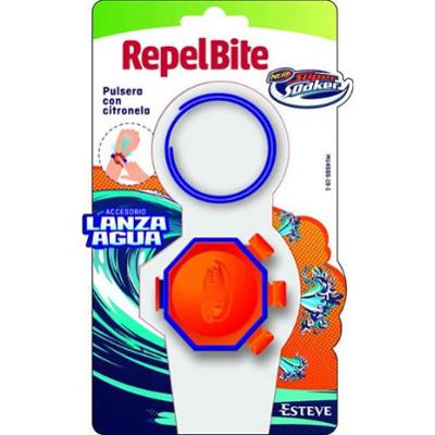 Bransoletka Repel Bite z lancą wodną Citronella Super Soaker